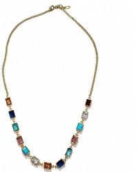 By Ozge - Prismatic Harmony Multicolour Glass Plated Necklace - Lyst