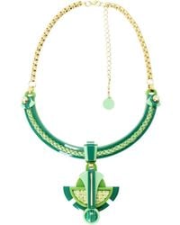 Gissa Bicalho - Acrylic Handmade Necklace Buriti - Lyst