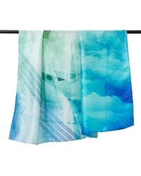 Essenty-Paris - Adventure-Inspired Design – French Satin Silk Scarf - Lyst
