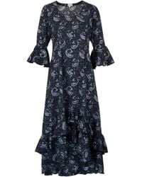 At Last - Victoria Midi Dress - Lyst