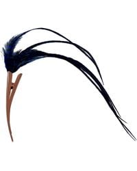 Romer Millinery - Feather Clip For Hats, Hair, Turbans & Lapel Xl Royal - Lyst