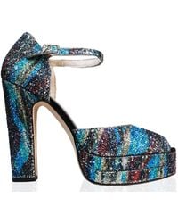 Terry De Havilland - Lena Non Stop Disco Platform Block Heels - Lyst