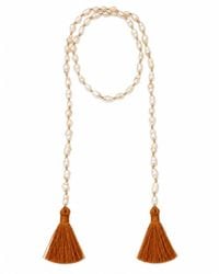 Lalinde - Solène Pearl Tassel Necklace - Lyst