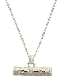 Claire Hill Designs - Difficult T Bar Necklace - Lyst