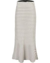 Smart and Joy - Straight-Cut Midi Skirt With Print - Lyst