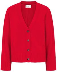 Loop Cashmere - Lofty Cashmere Cardigan In Rouge - Lyst