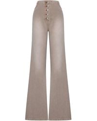 Pcfg - Neutrals Pure Cotton Regular Fit Flare Denim Pant - Lyst