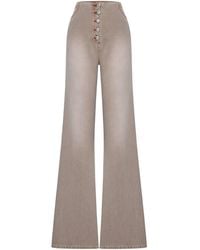 Pcfg - Neutrals Pure Cotton Regular Fit Flare Denim Pant - Lyst