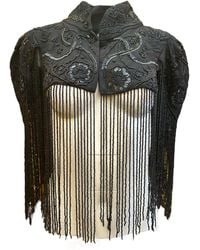 Any Old Iron - Hand-Beaded Desert Shrug - Lyst