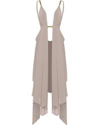 ANTONINIAS - Neutrals Clementine Beach Cover-Up - Lyst