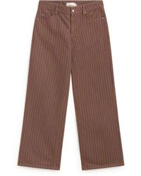 Thinking Mu - Striped Natural Dyes Kettan Low-Rise Trousers - Lyst