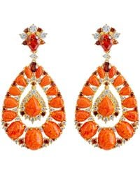 LÁTELITA London - Paloma Fire Opal Drop Earrings - Lyst