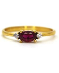 VicStoneNYC Fine Jewelry - Natural Oval Ruby And Diamond Ring - Lyst