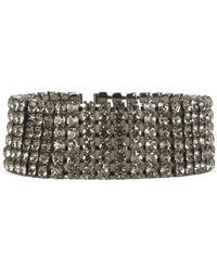 Addicted - Asteria Choker With Strands Of Rhinestones - Lyst