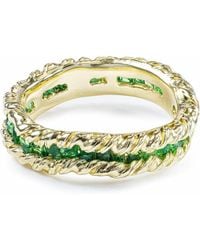 German Kabirski - Gaiete Raw Tsavorite Garnet Plated Ring - Lyst