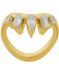 Artisan - 14K Mixed Diamond Cluster Ring - Lyst
