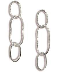 Jaredjamin - Shackle Link Dangle Post Earrings - Lyst