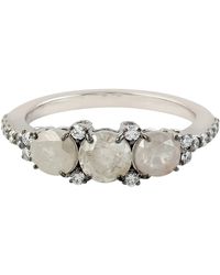 Artisan - Ice Cut Diamond Three-Stone Ring - Lyst