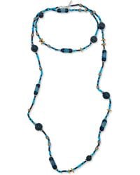 Jaredjamin - African Voyage Long Lava Necklace - Lyst