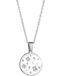 Spero London - Fine Celestial Diamond Pendant Sterling Necklace - Lyst