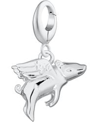 Lily Charmed - Sterling Flying Pig Charm - Lyst