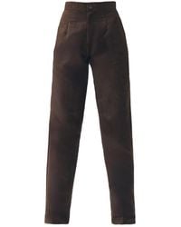 Ats the Label - Jett Suede Tailored Pants - Lyst