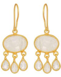 Opium Jewels - Raindrop Earrings - Lyst
