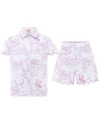 Love Letters X - Toile Cap Sleeve Short Pyjama Set - Lyst