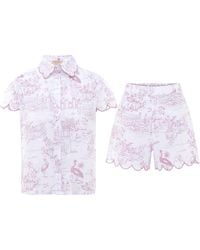 Love Letters X - Toile Cap Sleeve Short Pyjama Set - Lyst