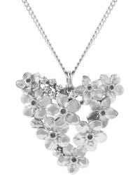 Lee Renee - Forget Me Not Heart Necklace – - Lyst