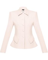 Tia Dorraine - Neutrals Hourglass Blazer Jacket - Lyst