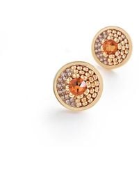 EDEN + ELIE - Neutrals Infinity Stud Earrings - Lyst