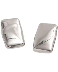 Bermuda Watch Company - Annie Apple Joelle Oversized Rectangle Studs - Lyst