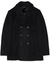 Hegarty - Cashmere And Wool Pea Coat - Lyst