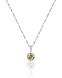 A Weathered Penny - Birthstone Necklace - Lyst