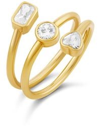 SHYMI - Multi Shape Spiral Ring - Lyst