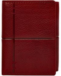 Time Resistance - Leather Trifold Wallet - Lyst