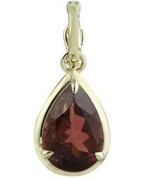 Artisan - 14K Pear-Shaped Tourmaline Solitaire Pendant - Lyst