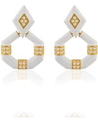 Milou Jewelry - Geometric Drop Earrings - Lyst