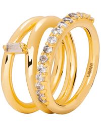 Lavani Jewels - Goldplated Idol Ring - Lyst