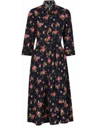 Lioness by Tf - Flora Cord Long Sleeve Dress - Lyst