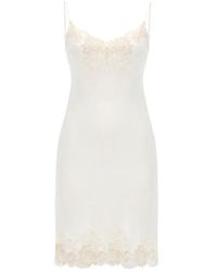 Bocan Couture - Jewel Short Rayon Nightgown With Lace - Lyst