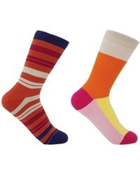 Peper Harow - Made in England - Ginger Elizabeth & Victoria Socks Two Pack - Lyst