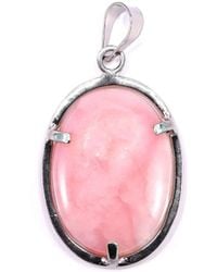 Mineralgems•Studio - Opal Pendant With Sterling Chain - Lyst