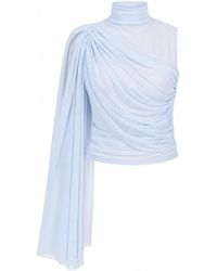34B - Lana Cape Blouse - Lyst