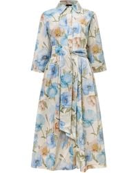James Lakeland - Bloom Cotton Midi Dress - Lyst