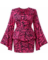 Freak Vault - Zarae Wave Mini Dress - Lyst