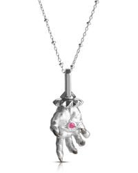 Kasun - Hand Of The Protector Pendant - Lyst