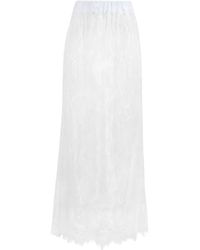 Sasha La Mer - Lisa Lace Skirt, Whisper - Lyst