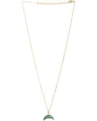 Saachi - Moon Gemstone Mini Earring And Necklace Set - Lyst